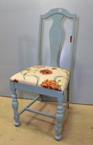 Painted Blue Side Chair