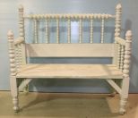 Painted Jenny Lind Spool Bench
