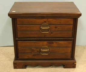 Bassett Two Drawer Nightstand