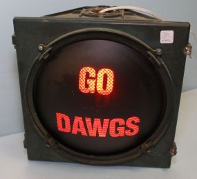 Go Dawgs Traffic Light