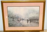 Donny Finley Signed and Numbered Park Scene Print 