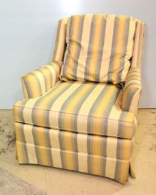 Multi. Colored Stripped Arm Chair