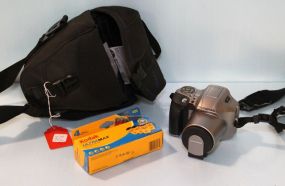 Olympus 28-110 High Power Twin Flash Camera in Bag
