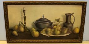 Georges Coulon Fruit Print on Board