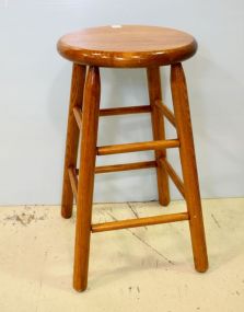 Wood Barstool