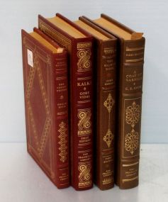 Group of Four Leatherette Books