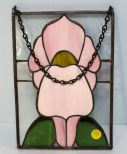 Stain Glass Window of Flower