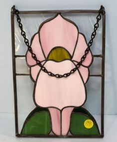 Stain Glass Window of Flower
