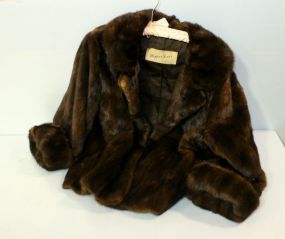 St. Louis Happy Furs Mink Jacket Size Medium
