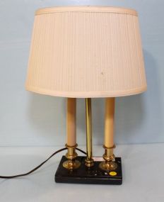 Brass and Marble Lamp