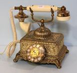 Vintage Brass Phone