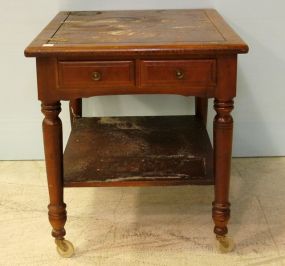 Maple Single Drawer Table