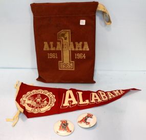 Alabama Cushion, Banner & Two Pins
