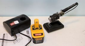 Ryobi 18 V Charger, Soldering Iron