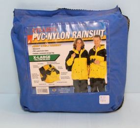 X-Large PVC Nylon Raincoat