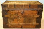 Wood Steamer Trunk