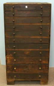 General Store Hardware Chest, Dovetailed 