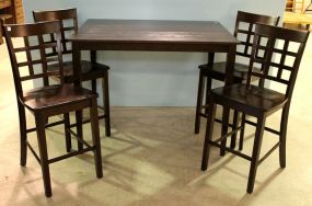 Table and Four Chairs