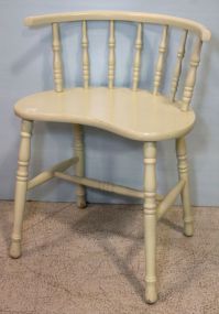 Painted Vanity Stool