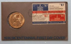1974 John Adams Bicentennial Coin