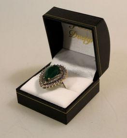 5 Ct. Genuine Emerald Estate Ring