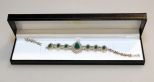 9.5 Ct. Genuine Emerald Estate Bracelet