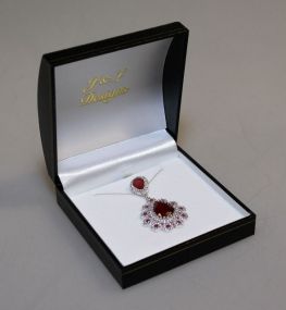 5 Ct. Genuine Ruby Estate Necklace