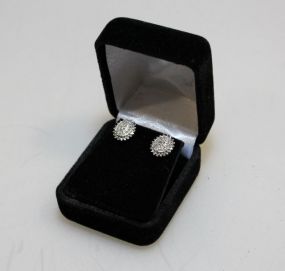 Diamond Cluster Earrings