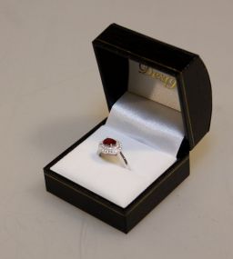 Petite Genuine Ruby Dinner Ring