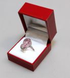 Pink Topaz Dinner Ring