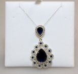 5 Ct. Sapphire Estate Necklace in Royal Setting