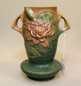 Roseville Water Lily Vase