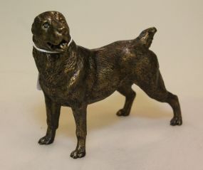 Cast Bronze Dog Figurine