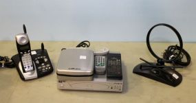 DVD Player, CD Holder, Remote Controls, Antenna & Phone