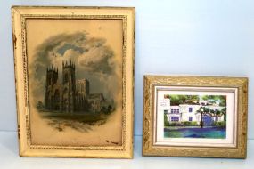 Picture of House Signed Anderson 2004 & Picture of York Minister