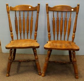 Two Contemporary Arrowback Chairs
