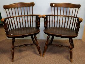 Two Contemporary Windsor Chairs