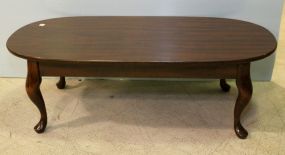 Queen Anne Style Coffee Table with Drawer
