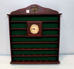 Golfer Quartz Clock in Shelves