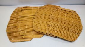 Four Wooden Placemats