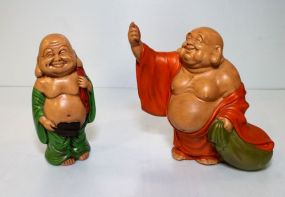 Ceramic Standing Buddhas