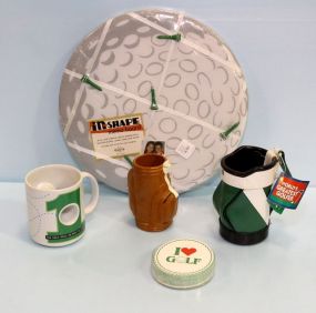 Memo Pad & Golf Ball Holders