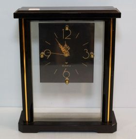 Quartz Black Lacquer Clock