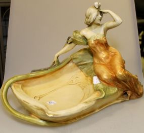 Art Nouveau Porcelain Centerpiece by Amphora