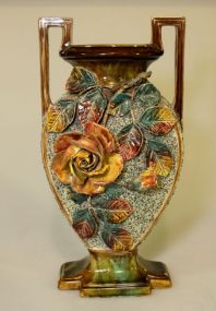 Hand Decorated Pottery Vase