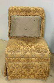 Large Upholstered Boudoir Chair