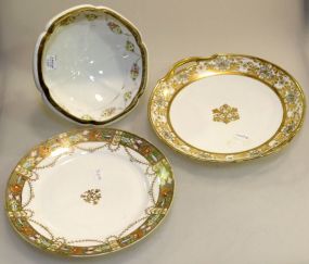 Three Decorated Nippon Pieces