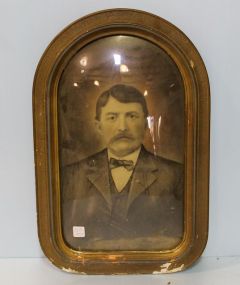 Art Deco Frame With Picture of Gentleman