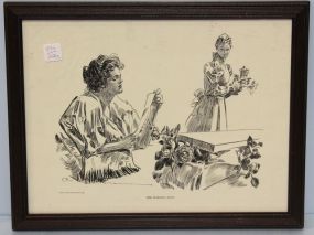 The Morning Note Framed Print Of The Women