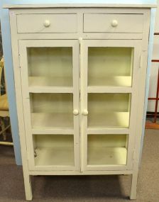 New White Two Door Cabinet